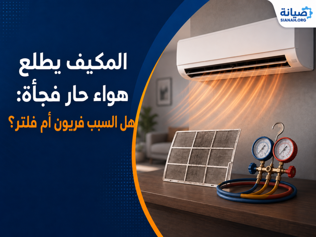 المكيف حار يخرج هواء ساخن فجأة: تعرف على هل السبب فريون أم فلتر؟ 6 أسباب 2 المكيف حار